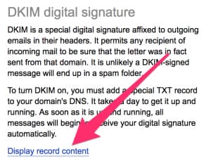 DKIM-record