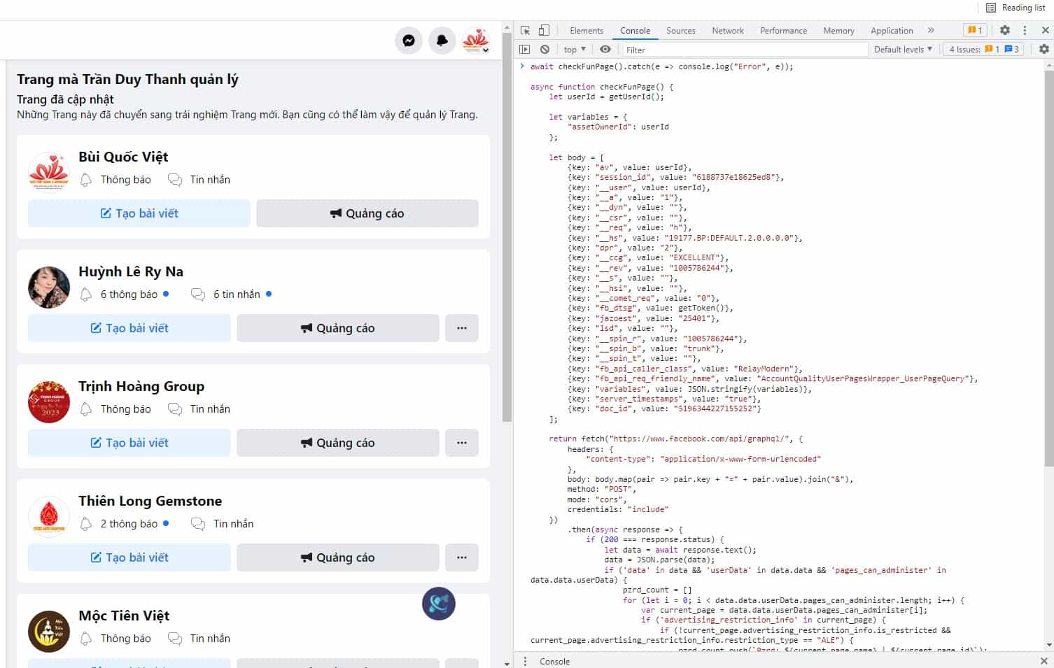 Code check page kháng