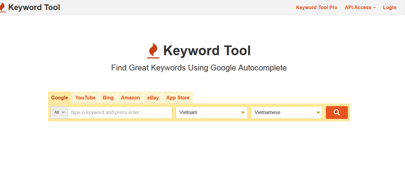 keyword tool