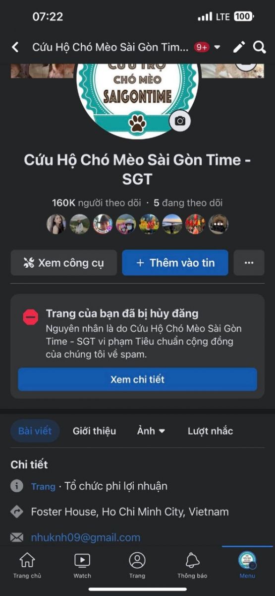 Kháng Page Hủy Đăng Bằng Nút